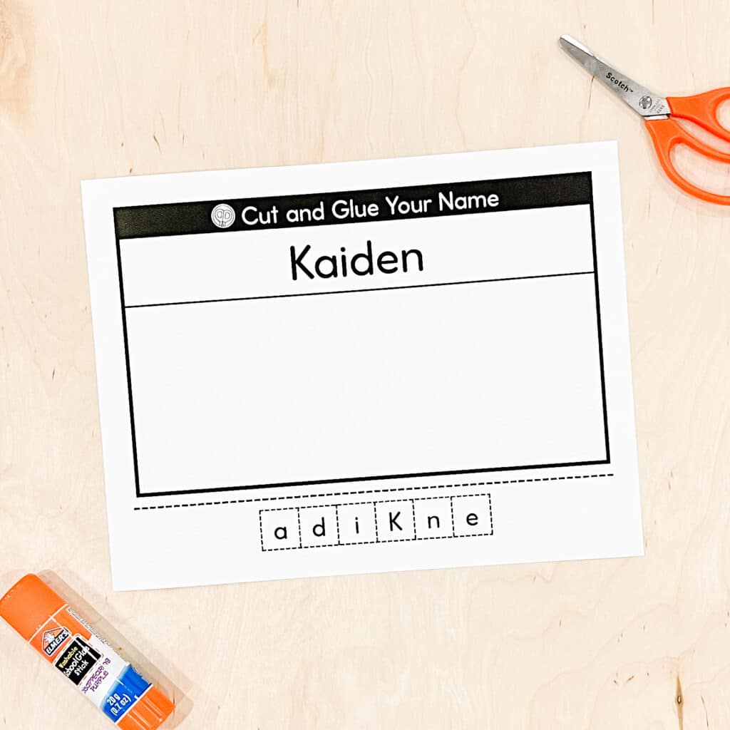Editable Name Activities for Kindergarten | Name Practice Printables | FREE 4