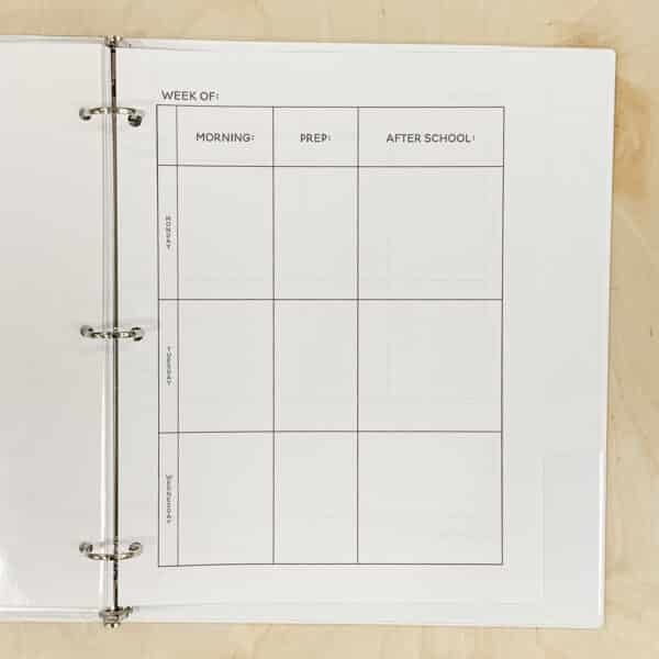 Editable Teacher Binder | White & Rainbow Classroom Planner Editable Teacher Binder | White & Rainbow Classroom Planner