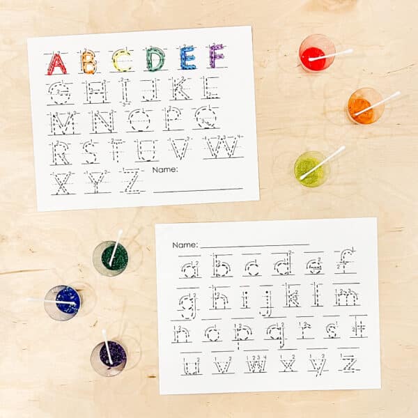 cotton swab letter formation printables 2 cotton swab letter formation printables 2