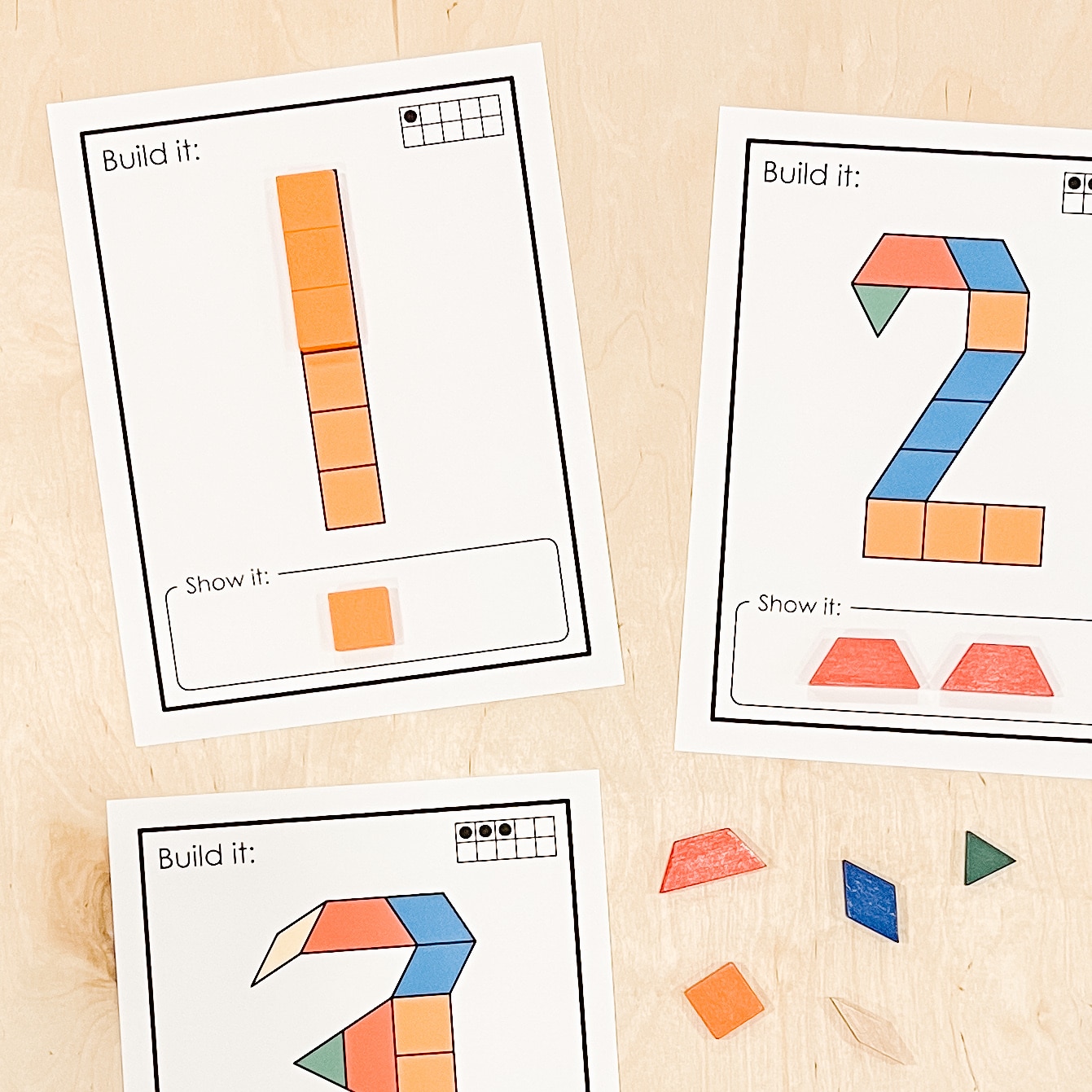 Kindergarten math centres