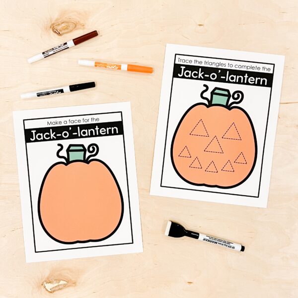 Halloween 2D Shape Jack-o'-lantern faces Halloween 2D Shape Jack-o'-lantern faces