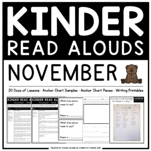Kinder Read Alouds November