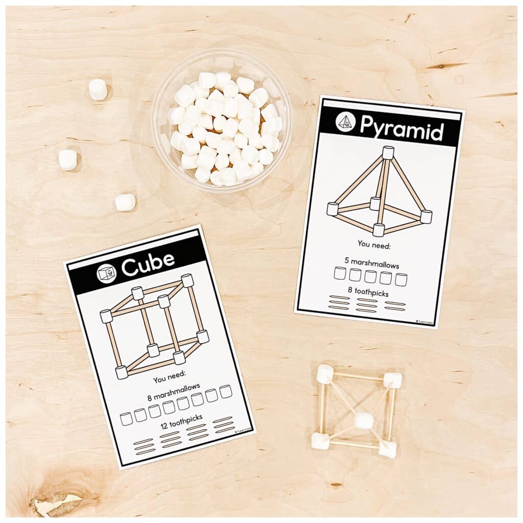 Kindergarten 3D Figures Lessons & Centres 11