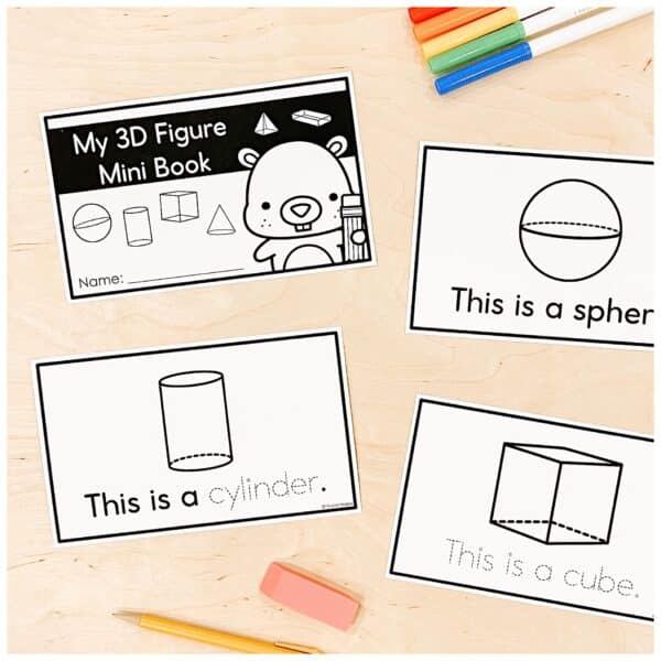 Kindergarten 3D Figures Lessons & Centres 5 Kindergarten 3D Figures Lessons & Centres 5
