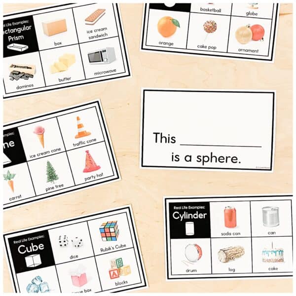 Kindergarten 3D Figures Lessons & Centres 6 Kindergarten 3D Figures Lessons & Centres 6