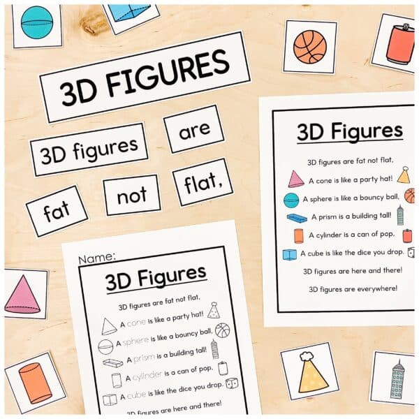 Kindergarten 3D Figures Lessons & Centres 8 Kindergarten 3D Figures Lessons & Centres 8