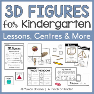 Kindergarten 3D Figures Lessons & Centres | Ontario 2026 Aligned Cover