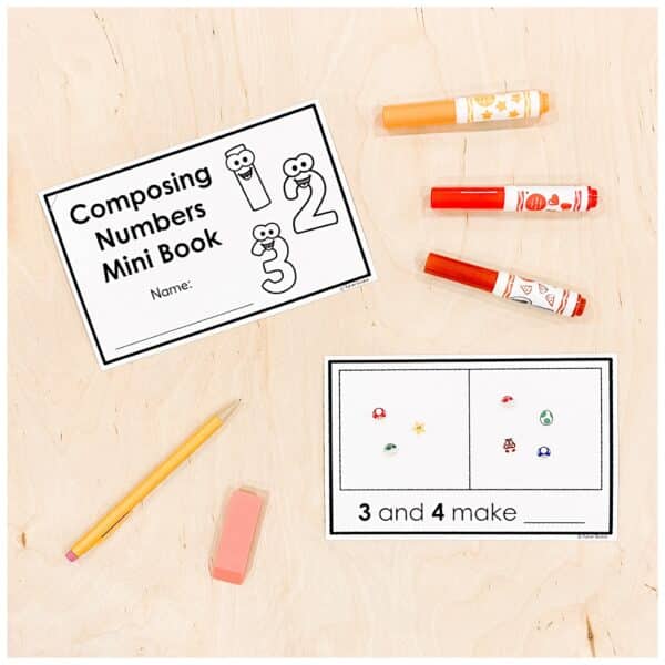 Kindergarten Composing Numbers Lessons & Centres 3 Kindergarten Composing Numbers Lessons & Centres 3