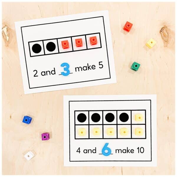 Kindergarten Composing Numbers Lessons & Centres 5 Kindergarten Composing Numbers Lessons & Centres 5