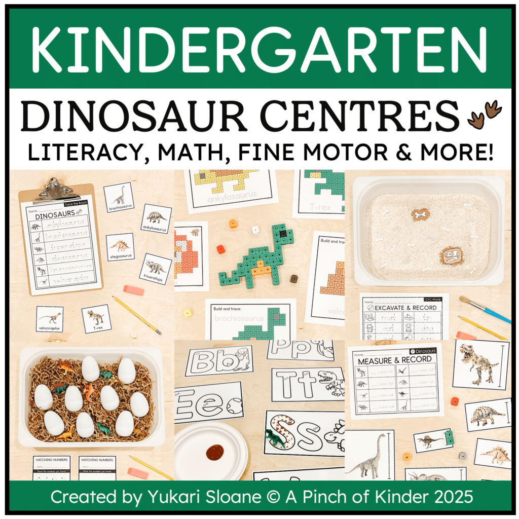 Kindergarten Dinosaur Centres Cover