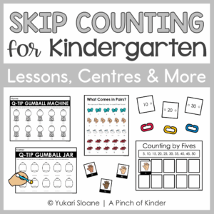 Kindergarten Skip Counting Lessons & Centres | Ontario-Aligned Enrichment Cover