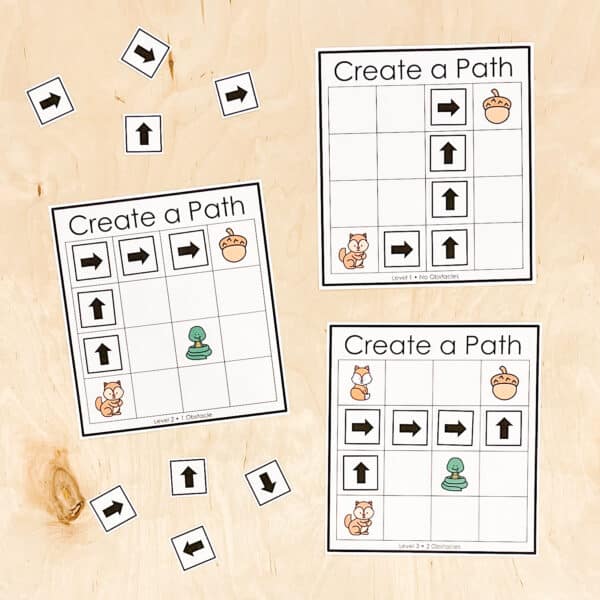 Kindergarten Spatial Relationships Lessons & Centres 4 Kindergarten Spatial Relationships Lessons & Centres 4
