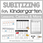 Kindergarten Subitizing Lessons & Centres | Ontario 2026 Aligned Cover