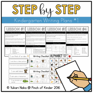 Kindergarten Writing Lessons 1 Cover