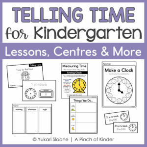 Kindergarten Time Lessons & Centres