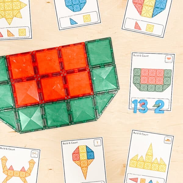 Magnetic Tiles Build & Count Summer Magnetic Tiles Build & Count Summer
