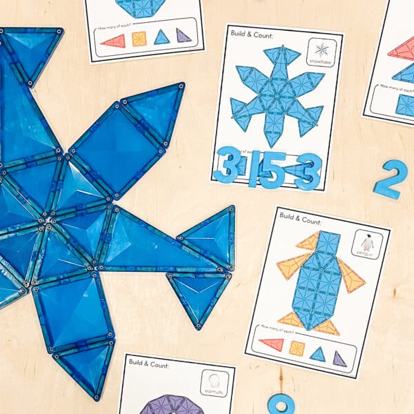Magnetic Tiles Build & Count Winter Magnetic Tiles Build & Count Winter
