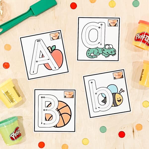 Mini Alphabet Play Dough Mats 1 Mini Alphabet Play Dough Mats 1