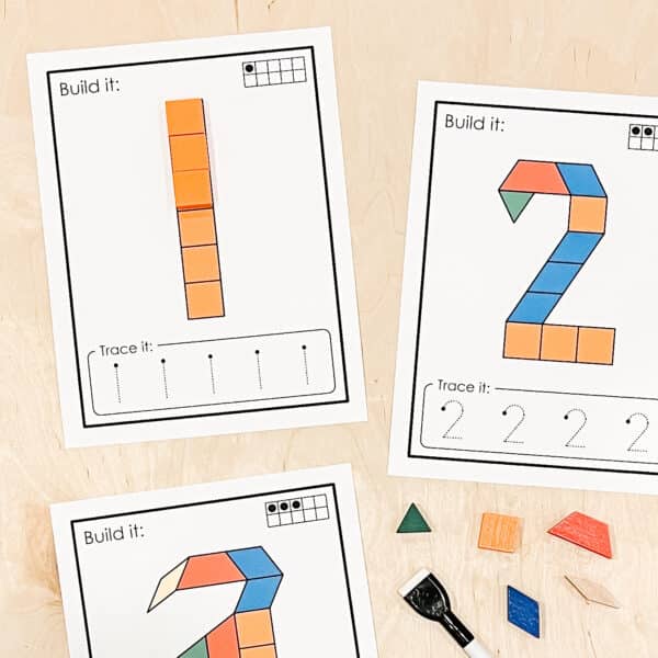 Number Block It! | Pattern Block Building Mats 2 Number Block It! | Pattern Block Building Mats 2