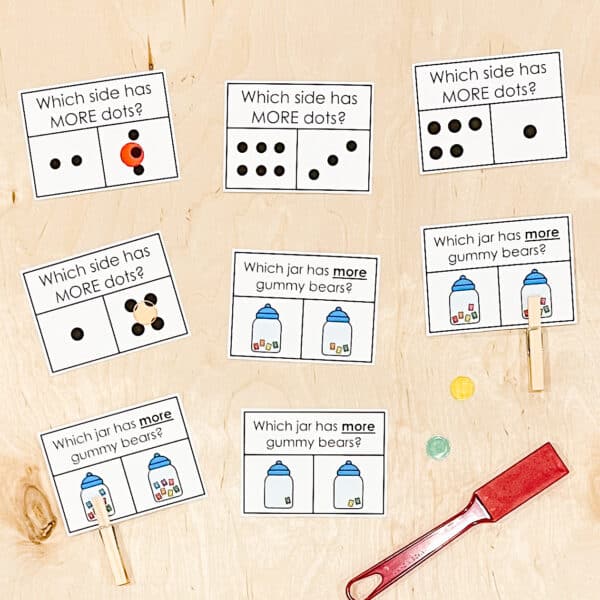 Number Compare It! | More & Less Comparison Cards | Kindergarten Math Centres 2 Number Compare It! | More & Less Comparison Cards | Kindergarten Math Centres 2