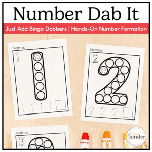 Number Dab It! | Bingo Dauber Number Formation 1–10 Cover