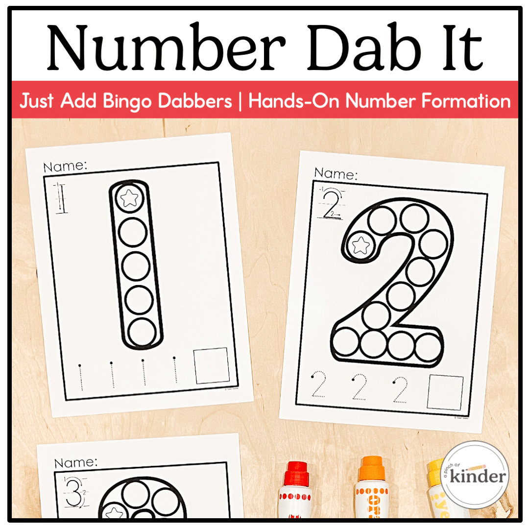Number Dab It! | Bingo Dauber Number Formation 1–10 Cover