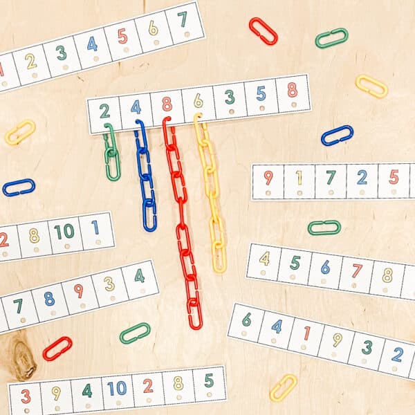 Number Link It! Linking Chains Counting Activity 1–20 Number Link It! Linking Chains Counting Activity 1–20