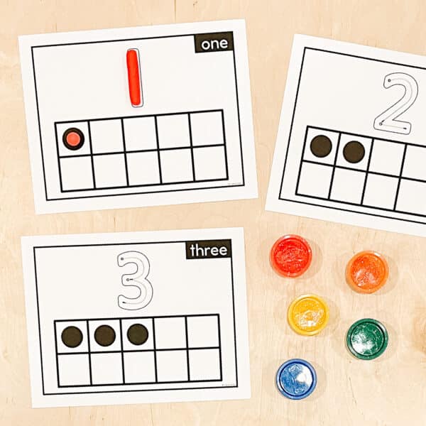 Number Make It! | Play Dough Number Mats 1–20 | Kindergarten Math Centre Number Make It! | Play Dough Number Mats 1–20 | Kindergarten Math Centre