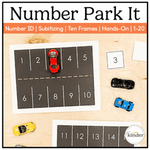 Number Park It! | Car Parking Lot Activity 1–20 Cover