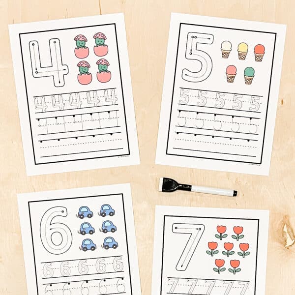 Number Print It! | Formation & Tracing Book 2 Number Print It! | Formation & Tracing Book 2