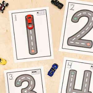 Number formation road mats