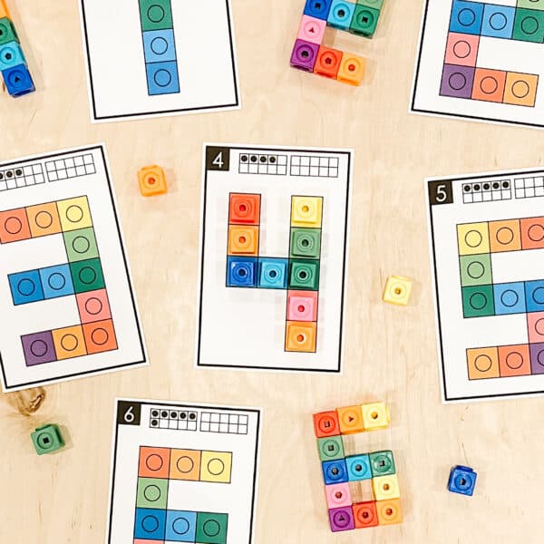 Number Snap It! | Snap Cube Number Cards 1 Number Snap It! | Snap Cube Number Cards 1