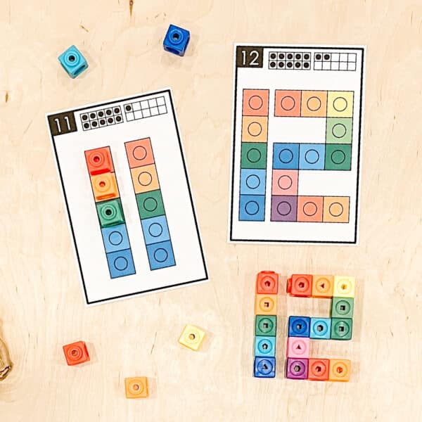 Number Snap It! | Snap Cube Number Cards 2 Number Snap It! | Snap Cube Number Cards 2