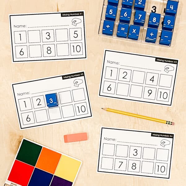 Number Stamp It! | Stamping Number Activities 1 Number Stamp It! | Stamping Number Activities 1