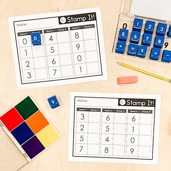 Number Stamp It! | Stamping Number Activities 2 Number Stamp It! | Stamping Number Activities 2