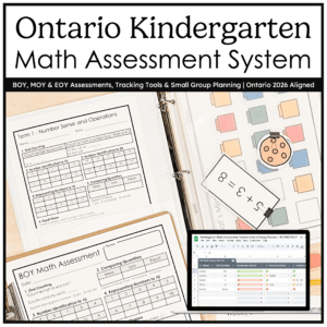 Ontario Kindergarten Math Assessment System Cover