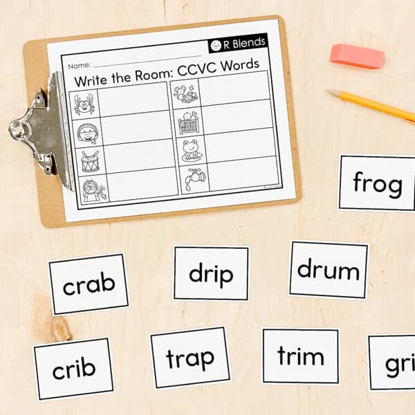 Phonics Based Write the Room CCVC and CVCC 3 Phonics Based Write the Room CCVC and CVCC 3