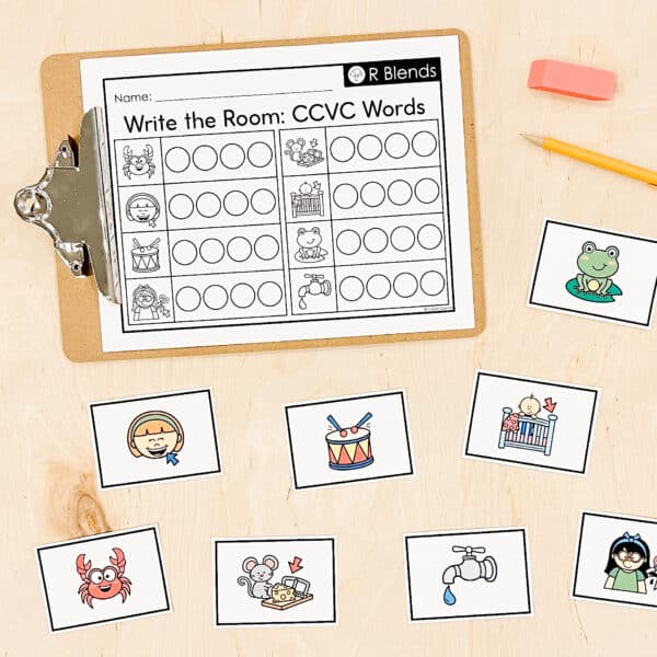 Phonics Based Write the Room CCVC and CVCC 4 Phonics Based Write the Room CCVC and CVCC 4