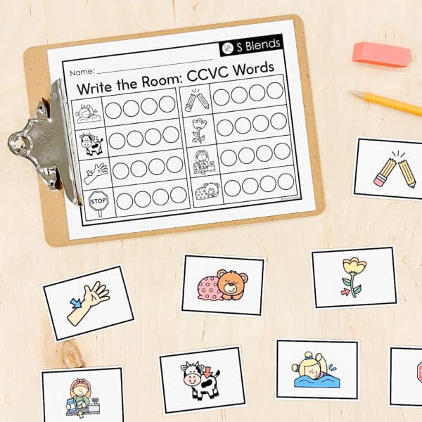 Phonics Based Write the Room CCVC and CVCC 6 Phonics Based Write the Room CCVC and CVCC 6