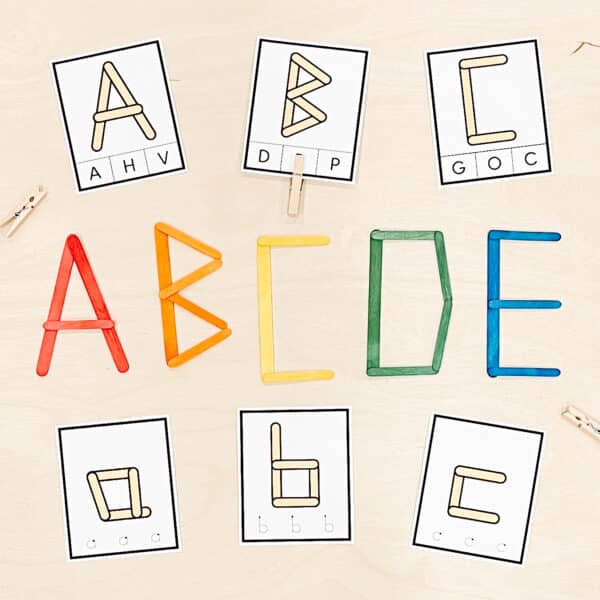 Popsicle Stick Letter Cards Popsicle Stick Letter Cards