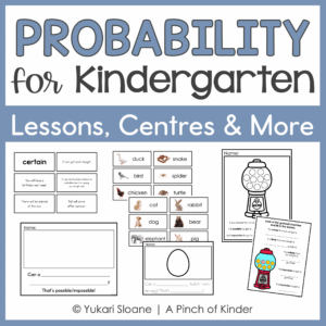 Kindergarten Probability Lessons & Centres | Ontario 2026 Aligned