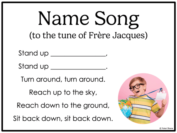 First Week of Kindergarten - Name Song First Week of Kindergarten - Name Song