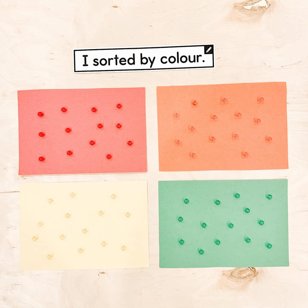 Sorting for Kindergarten 8