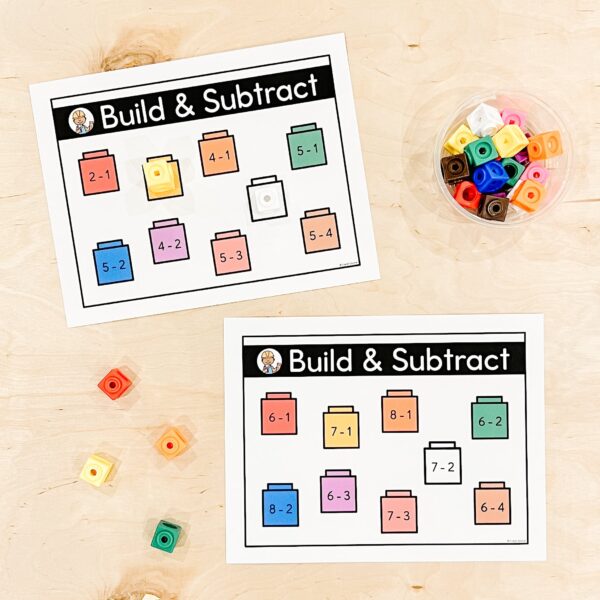 Subtraction Build and Subtract Subtraction Build and Subtract
