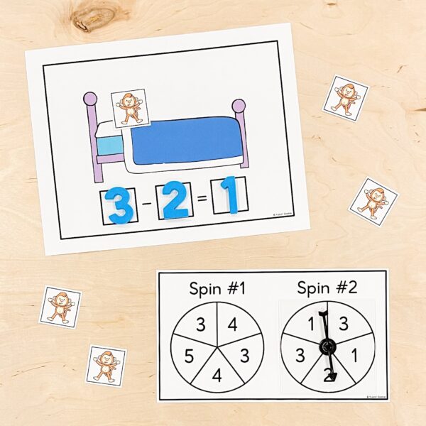 Subtraction Five Little Monkeys Subtraction Five Little Monkeys