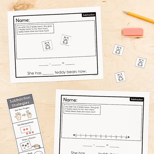 Subtraction Word Problems Subtraction Word Problems