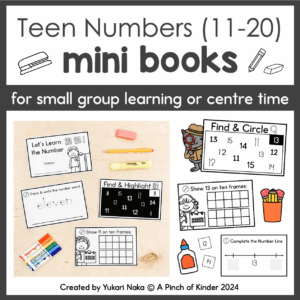 Teen Numbers Mini Books 11–20 Cover