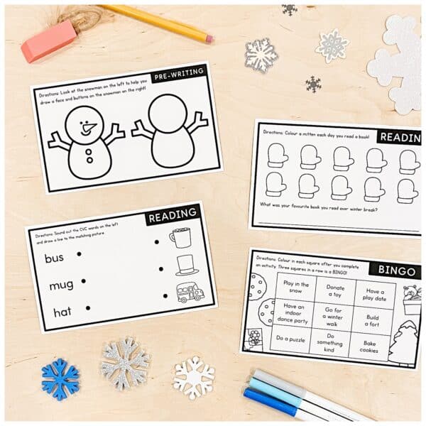 Winter Break Challenge 2 Winter Break activities