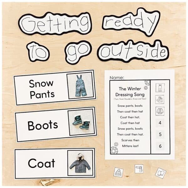 Winter Dressing Chart and Song Winter Dressing Chart and Song