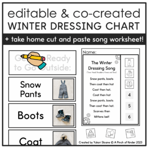 Winter Dressing Song and Chart Cover